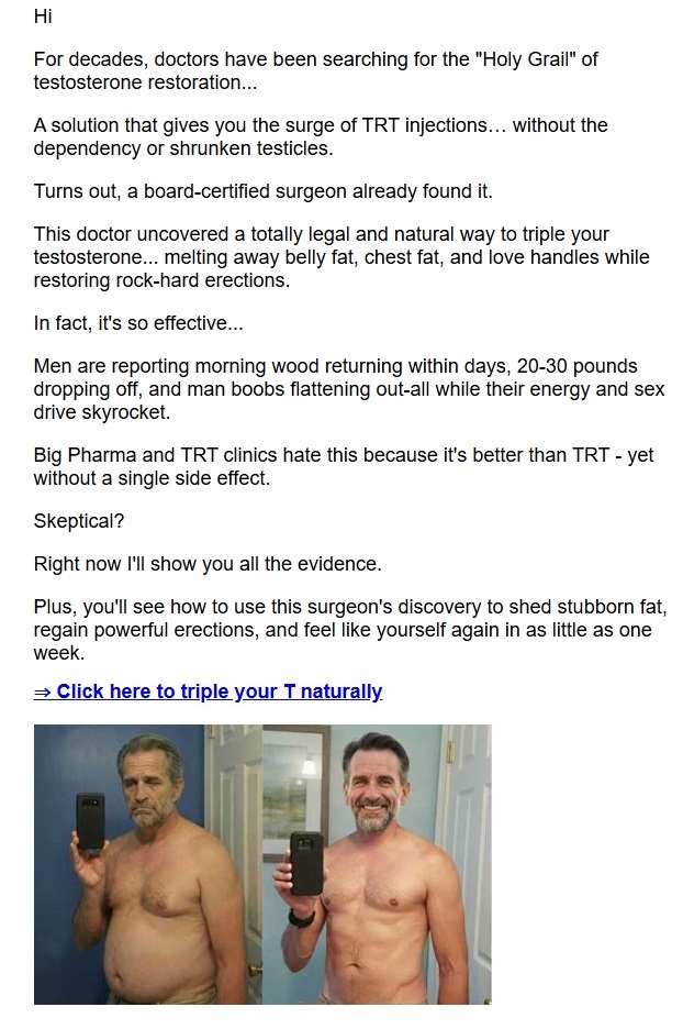 Surgeon: THIS boosts T better than TRT